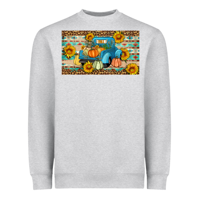 Fall Truck Sunflowers Heavyweight Sweatshirt by Artiststas | Teevron