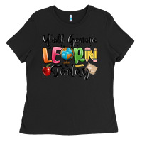 Black yall gonna learn today Ladies Tee - MaliasSmallBusiness