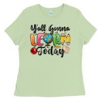 Matcha yall gonna learn today Ladies Tee - MaliasSmallBusiness