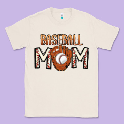 Baseball Mom Classic Tee Designed By Cowhidedigitalart