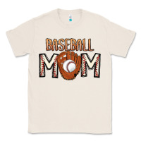Natural Baseball Mom Classic Tee - CowhideDigitalArt