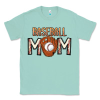 Seafoam Baseball Mom Classic Tee - CowhideDigitalArt