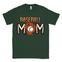 Sports Green Baseball Mom Classic Tee - CowhideDigitalArt