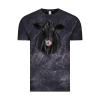 Cloud Black black angus Vintage Tee - JahusDesignShop