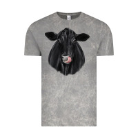 Cloud Rock black angus Vintage Tee - JahusDesignShop