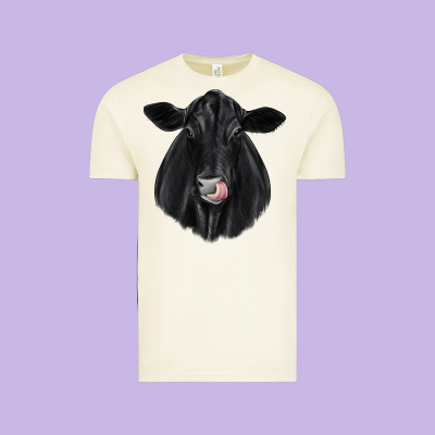 Black Angus Vintage Tee Designed By Jahusdesignshop