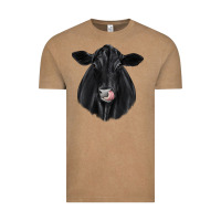 Vintage Coffee black angus Vintage Tee - JahusDesignShop
