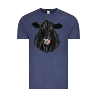 Vintage Denim black angus Vintage Tee - JahusDesignShop