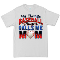 Dove Grey my favorite baseball player calls me mom Premium Tee - Zillion Design Studio