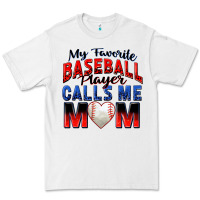 White my favorite baseball player calls me mom Premium Tee - Zillion Design Studio
