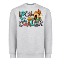 Heather Grey Local egg dealer Heavyweight Sweatshirt - AdoDesignShop
