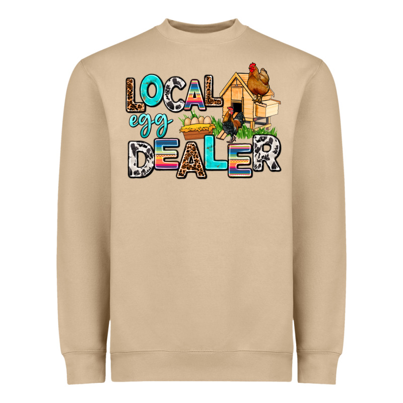Local Egg Dealer Heavyweight Sweatshirt by AdoDesignShop | Teevron