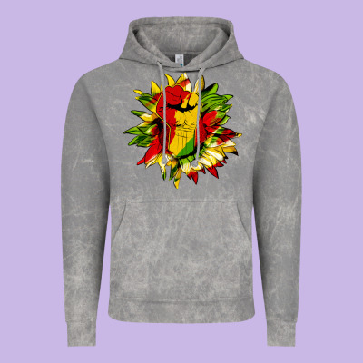 Juneteenth Sunflower Vintage Hoodie Designed By Hra Design Shop