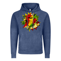 Vintage Denim juneteenth sunflower Vintage Hoodie - HRA Design Shop
