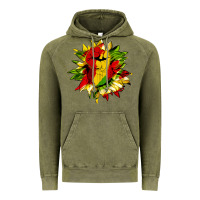 Vintage Olive juneteenth sunflower Vintage Hoodie - HRA Design Shop