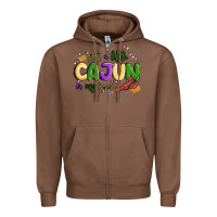Chestnut got a little cajun in my soul Zipper Hoodie - MaliasSmallBusiness