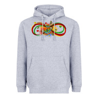 Heather Grey butterfly infinity symbol autism Heavyweight Hoodie - LillyAllenDesigns