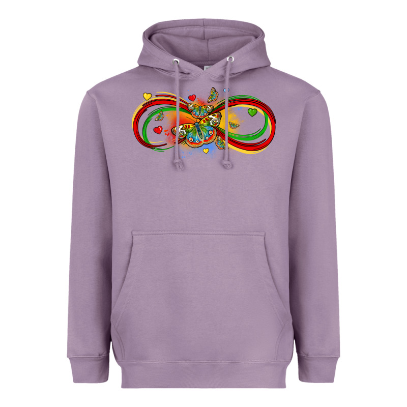 Butterfly Infinity Symbol Autism Heavyweight Hoodie by LillyAllenDesigns | Teevron