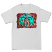 Dove Grey registered medical symbol nurse background Premium Tee - BarkalooDesign