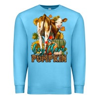 Ocean Blue Hey There Pumpkin Fall Premium Sweatshirt - LillyAllenDesigns