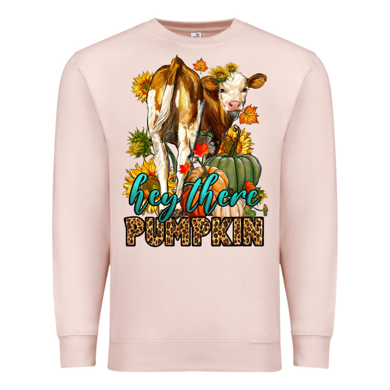Hey There Pumpkin Fall Premium Sweatshirt by LillyAllenDesigns | Teevron