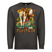 Smoke Hey There Pumpkin Fall Premium Sweatshirt - LillyAllenDesigns