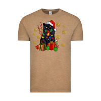 Vintage Coffee black cat meowy christmas Vintage Tee - AdoDesignShop