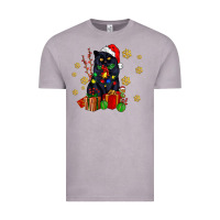 Vintage Zinc black cat meowy christmas Vintage Tee - AdoDesignShop