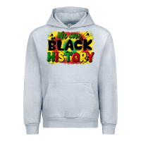 Heather Grey we are black history Urban Hoodie - CowGirlArtShop