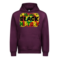 Mauve Wine we are black history Urban Hoodie - CowGirlArtShop
