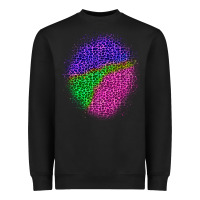Black halloween leopard patch 1 Heavyweight Sweatshirt - BundleAndBundleShop