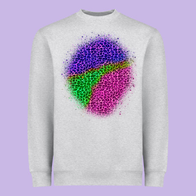 Halloween Leopard Patch 1 Heavyweight Sweatshirt Designed By Bundleandbundleshop