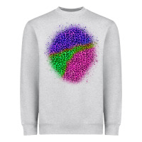 Heather Grey halloween leopard patch 1 Heavyweight Sweatshirt - BundleAndBundleShop