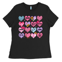 Valentines Candy Hearts Ladies Tee | Teevron
