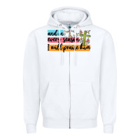 White and in every season i will praise him Zipper Hoodie - MaliasSmallBusiness