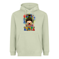 Matcha autism mom messy bun Heavyweight Hoodie - LillyAllenDesigns