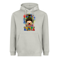 Moon Dust autism mom messy bun Heavyweight Hoodie - LillyAllenDesigns