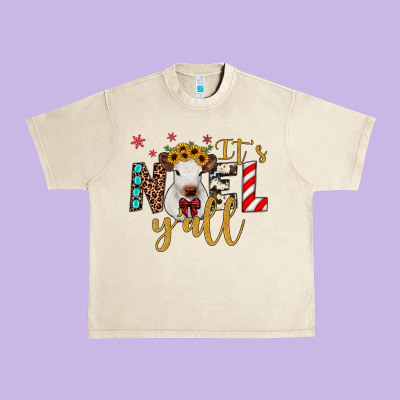 It's Noel Y'all Urban Heavy Tee Designed By Jahusdesignshop