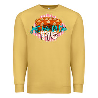 Antique Gold Just Here For The Pie Premium Sweatshirt - LillyAllenDesigns