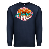 Navy Just Here For The Pie Premium Sweatshirt - LillyAllenDesigns