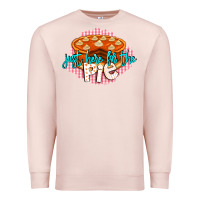 Pale Pink Just Here For The Pie Premium Sweatshirt - LillyAllenDesigns