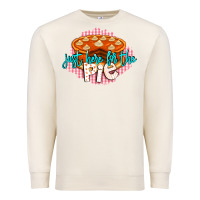 Sandshell Just Here For The Pie Premium Sweatshirt - LillyAllenDesigns