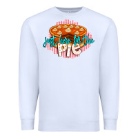 White Just Here For The Pie Premium Sweatshirt - LillyAllenDesigns