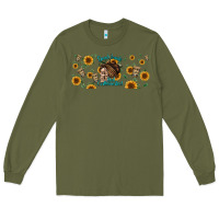 Army Green dead inside but caffeinated momlife Long Sleeve Tee - Jasminsmagicworld