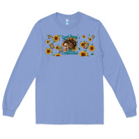 Colony Blue dead inside but caffeinated momlife Long Sleeve Tee - Jasminsmagicworld