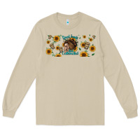 Mushroom dead inside but caffeinated momlife Long Sleeve Tee - Jasminsmagicworld