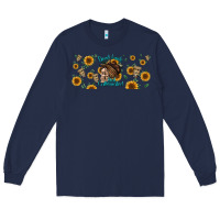 Navy dead inside but caffeinated momlife Long Sleeve Tee - Jasminsmagicworld