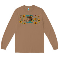 Toasted Coconut dead inside but caffeinated momlife Long Sleeve Tee - Jasminsmagicworld