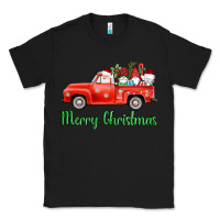 Black merry christmas truck gnomes Classic Tee - AdoDesignShop