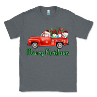 Charcoal Heather merry christmas truck gnomes Classic Tee - AdoDesignShop